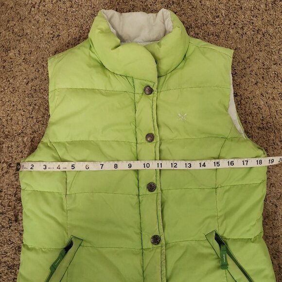 Crew Clothing Tailored Fit Down Feather Blend Quilted Reversible Puffer Vest 10 - Picture 11 of 12